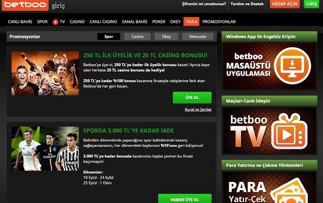 Betboo Canlı Bahis