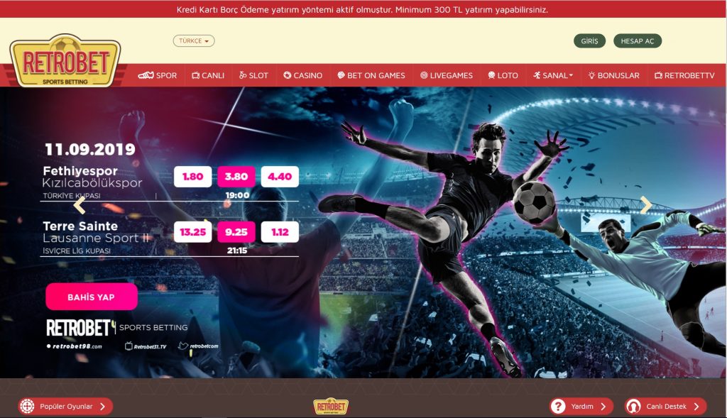 Retrobet Giriş turkiye