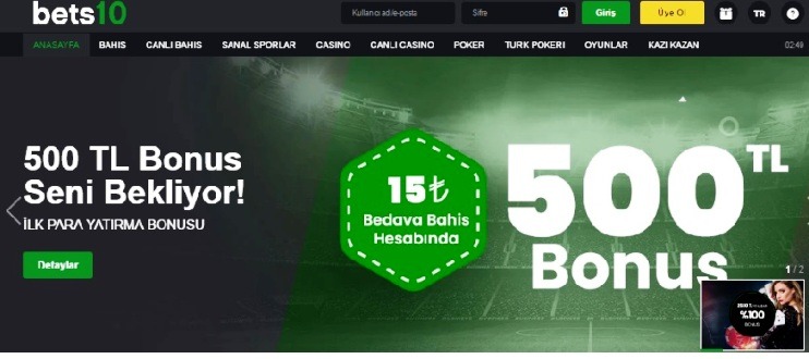 Bets10 Bahis