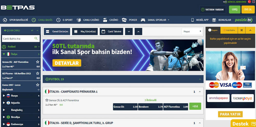 Betpas Güncel adresi turkiye