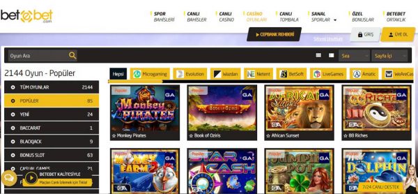 Betebet Casino turkiye