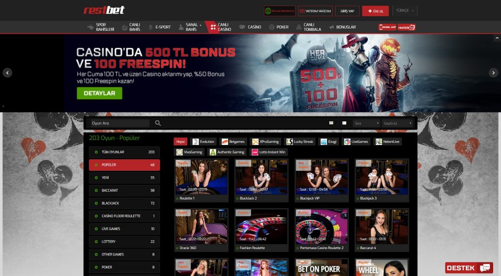 Restbet TV turkiye