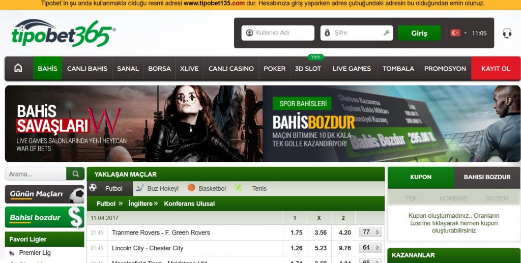Tipobet Canli bahis