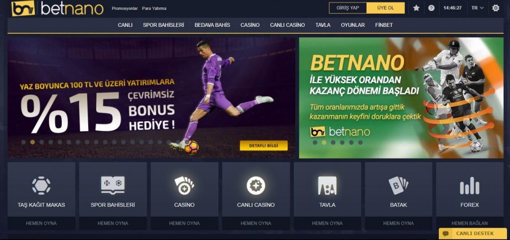 BETNANO CANLI BAHIS