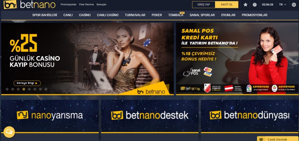 BETNANO GUNCEL ADRESI