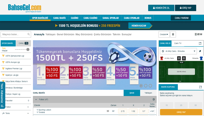 Bahsegel Canli Bahis