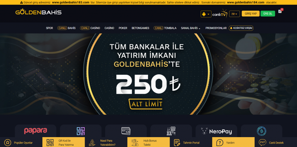 GoldenBahis Yeni Adresi