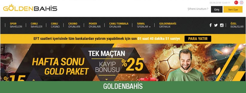 GoldenBahis Giriş