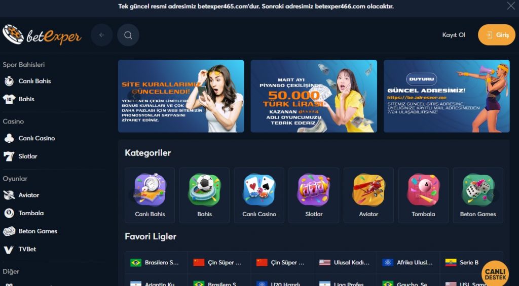 Betexper Yeni Adresi